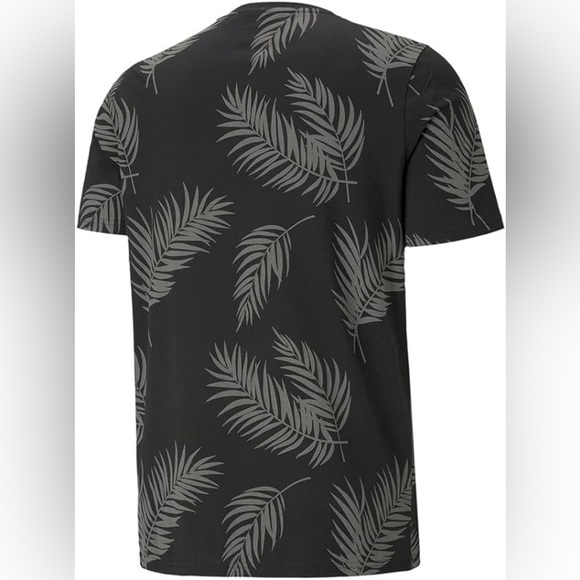 Puma Men's T-Shirt with Palm Leaves Design in Small - Picture 2 of 15